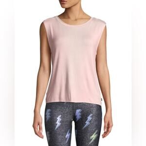 NWT   ATHLETA Modal Women’s Tank Gym Yoga Top Light Pink Size  L